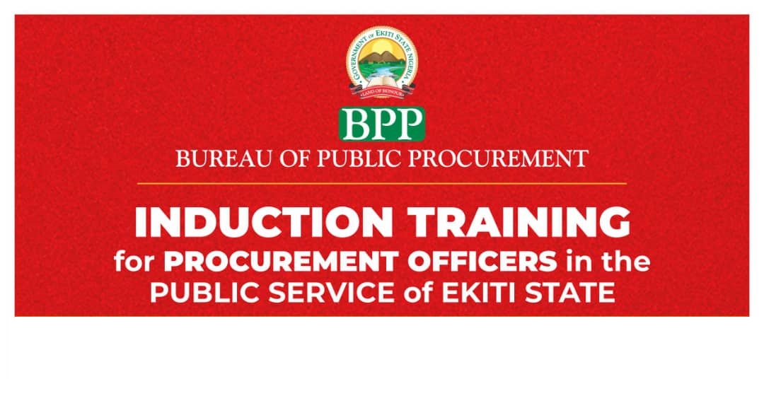 PRESS RELEASE: INDUCTION OF PROCUREMENT OFFICER IN PUBLIC SERVICE